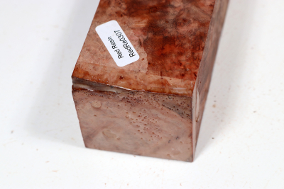 Red Resin Burl 270x50x50mm - RedRe0307