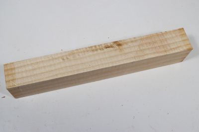 Square Ash curly 280x40x40mm - Esch0355