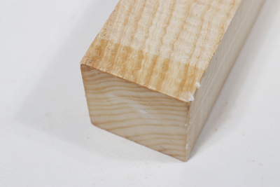 Square Ash curly 305x50x50mm - Esch0353