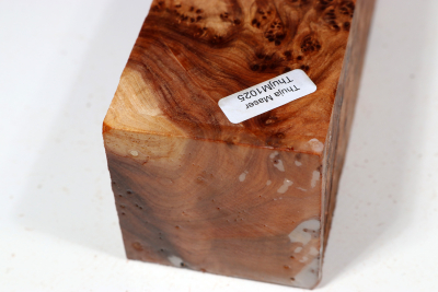 Square Thuya Burl 197x58x58mm - ThujM1025