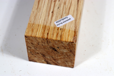 Square Beech spalted 305x65x65mm - GestBu0559