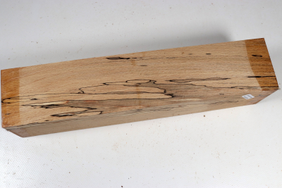 Square Beech spalted 305x65x65mm - GestBu0664