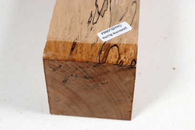 Square Beech spalted 305x65x65mm - GestBu0664