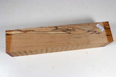 Square Beech spalted 305x65x65mm - GestBu0664
