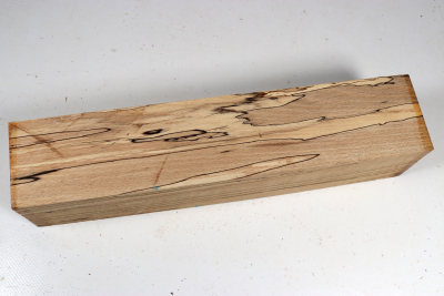 Square Beech spalted 305x65x65mm - GestBu0665
