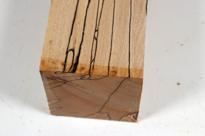 Square Beech spalted 305x65x65mm - GestBu0665