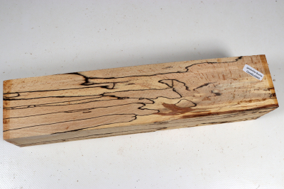 Square Beech spalted 305x65x65mm - GestBu0665