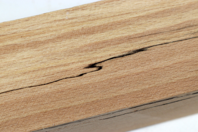 Square Beech spalted 390x50x50mm - GestBu0534