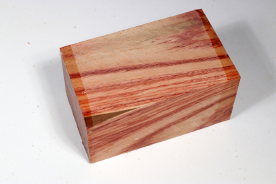 Block Brazilian Tulipwood 100x60x50mm - BahR1368