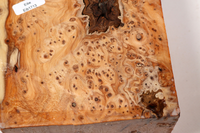 Block Yew Burl 130x130x85mm - Eib1713