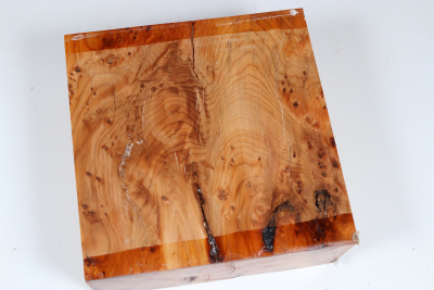 Block Yew Burl 150x150x70mm - Eib1764