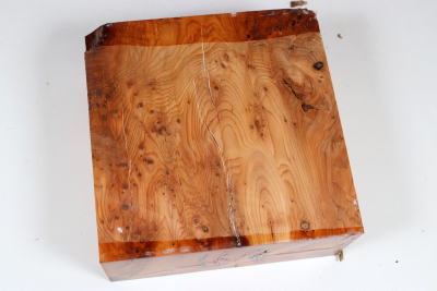Block Yew Burl 150x150x70mm - Eib1763