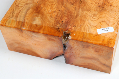 Block Yew Burl 190x190x70mm - Eib1766