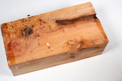 Block Yew Burl 260x130x87mm - Eib1707