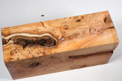 Block Yew Burl 260x130x87mm - Eib1707