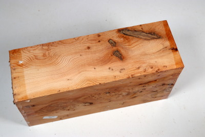 Block Yew Burl 260x130x87mm - Eib1707