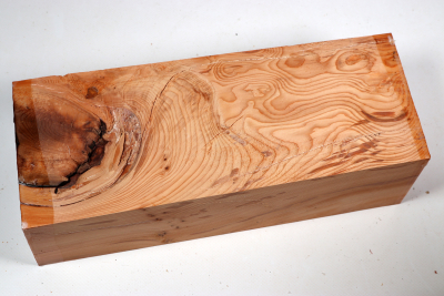Block Yew Burl 295x115x80mm - Eib1699