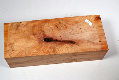 Block Yew Burl 295x115x80mm - Eib1699