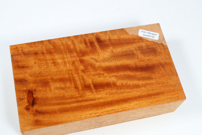 Klotz Honduras Mahagoni / Swietenia curly 185x105x50mm - Swiet0152