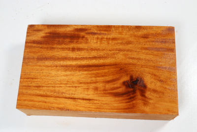 Block Honduran Mahogany / Swietenia curly 195x115x50mm - Swiet0151