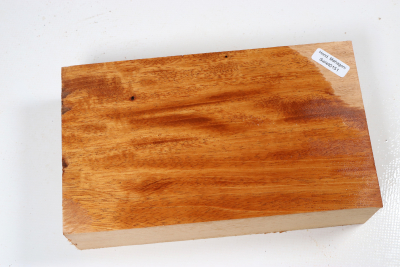 Block Honduran Mahogany / Swietenia curly 195x115x50mm - Swiet0151