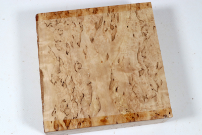 Block Karelian Masurbirch 170x170x55mm - KarMB2799