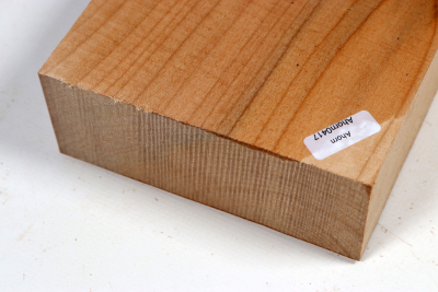 Klotz Muschelahorn 270x120x50mm - Ahorn0417