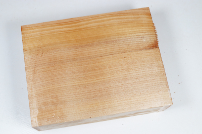 Klotz Muschelahorn schlicht 240x185x70mm - Ahorn0376