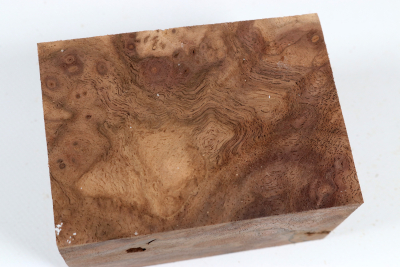 Block Walnut Burl 103x74x60mm - NusBM1274