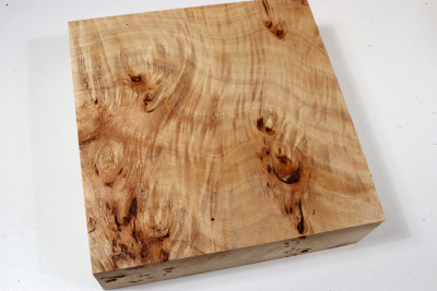 Klotz Pappel Maser 205x205x65mm - PapM0334