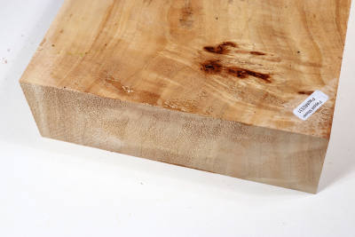 Block Poplar Burl 355x205x65mm  - PapM0331