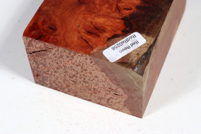 Block Red Resin Burl 100x75x50mm - RedRe0258
