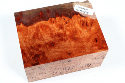 Block Red Resin Burl 100x75x50mm - RedRe0258