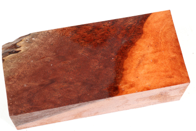 Block Red Resin Burl 130x62x37mm - RedRe0286