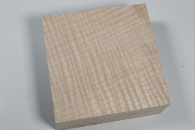 Block Curly Maple 125x125x50mm 1A