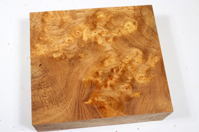Block Japanese Pagoda Tree Burl 160x145x50mm - Schnu0279