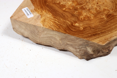 Knollenabschnitt Schnurbaum Maser 185x140x50mm - Schnu0282