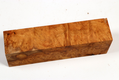 Messergriffblock Afzelia Maser - AfXy0065