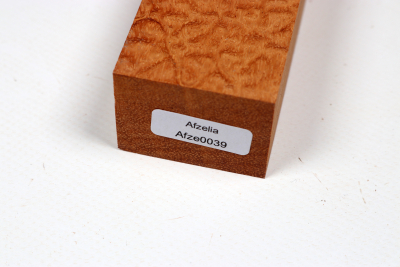Messergriffblock Afzelia Xylai  - AfXy0039
