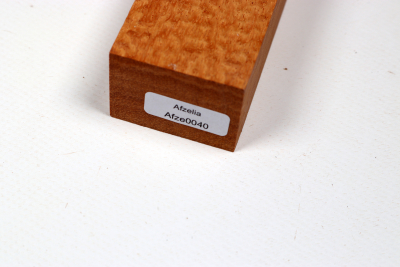 Messergriffblock Afzelia Xylai  - AfXy0040