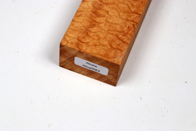 Messergriffblock Afzelia Xylai  - AfXy0064