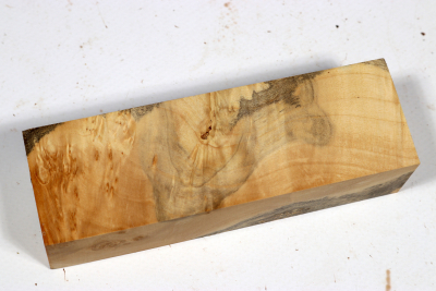 Knife Block Maple Burl - AhoM0383