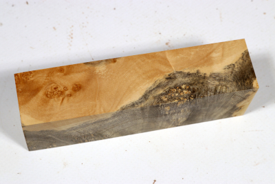 Knife Block Maple Burl - AhoM0383