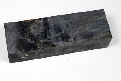 Knife Blank Maple Burl black stabilized - Stabi3527