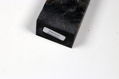 Knife Blank Maple Burl black stabilized - Stabi3527