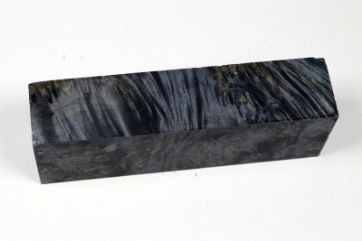 Messergriffblock Ahorn Maser schwarz stabilisiert - Stabi3535