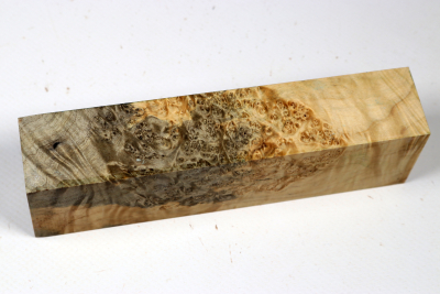 Knife Blank Maple Burl spalted stabilized - Stabi3529