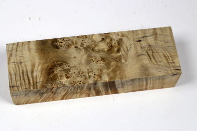 Knife Blank Maple Burl stabilized - Stabi3537
