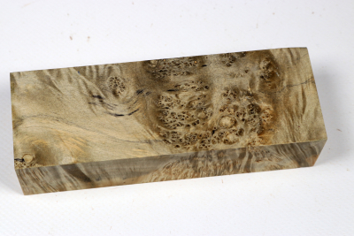 Knife Blank Maple Burl spalted stabilized - Stabi3538