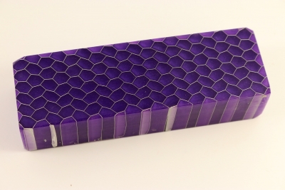 Knife Blank Aluminum Honeycomb purple